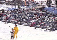 Parkplatz unterhalb Skigebiet