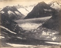 Historische Aufnahme von Jules Beck vom Märjelensee