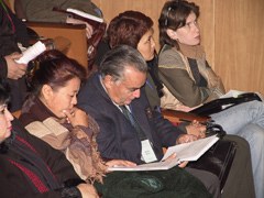 KonferenzteilnehmerInnen in Bischkek