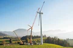 Windturbine in Entlebuch