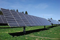 In Südtirol/I dürfen keine Photovoltaik-Anlagen auf der grünen Wiese gebaut werden.