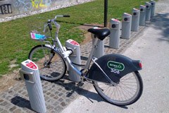 Fahrradfreundliches Ljubljana: Abonnements für die öffentlichen Räder gibt es für eine Woche oder ein Jahr.