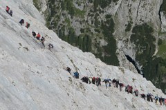 Naturnaher Tourismus, Bergsteiger, Dolomiten