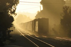 Güterzug, Bahn, Verkehr