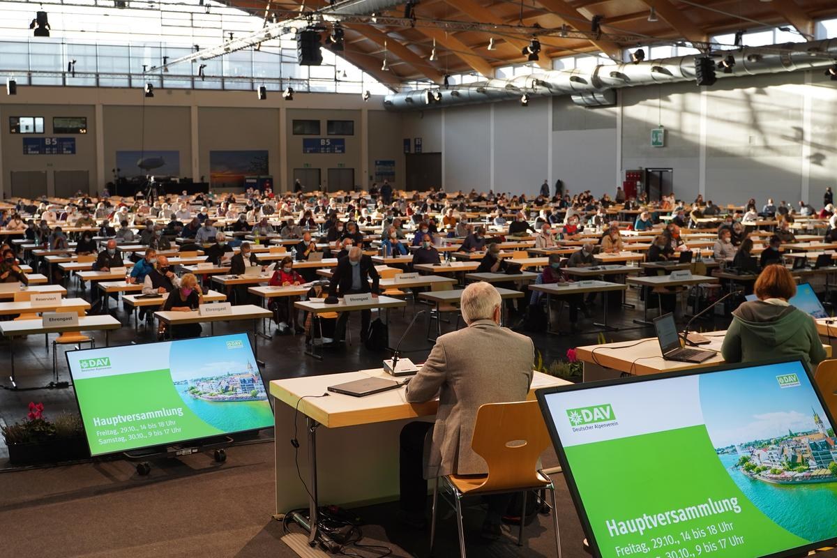 Foto der DAV Hauptversammlung in Friedrichshafen