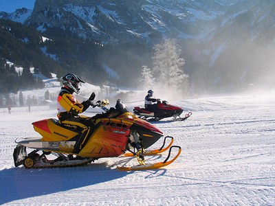 Drohende Invasion der Schneemobile in Frankreich