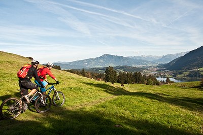 Rasantes Thema: Mountainbiking