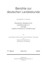 Berichte zur deutschen Landeskunde