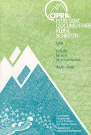 CIPRA Kleine Schriften 5/89 Leitbild Alpenkonvention deutsch
