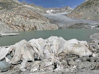 Übergabe Petition Rhonegletscher