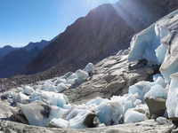 Collapsing Alpine glaciers