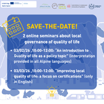 To learn more about local governance & quality of life in the Alps, to simply take part in the discussion, or to share your community's example ... Join us!