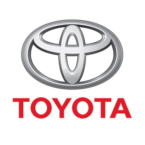 toyota logo , enlarged picture.