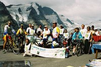 Course de relais pour l'écologie 2004 - pour la première fois un parcours transfrontalier