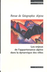 Revue de Géographie Alpine - Les enjeux de l'appartenance alpine