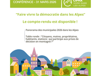 Compte-rendu de la conférence "Faire vivre la démocratie locale dans les Alpes"