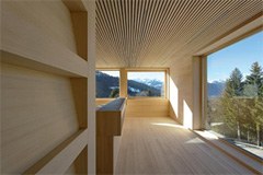 Un risultato ottenuto con l'utilizzo di legname regionale: il centro comunale di St. Gerold/A è stato il primo edificio pubblico ad aver ottenuto la certificazione di casa passiva del Vorarlberg.