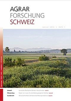 Cover Agrarforschung Schweiz