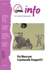 CIPRA Info 70 italienisch