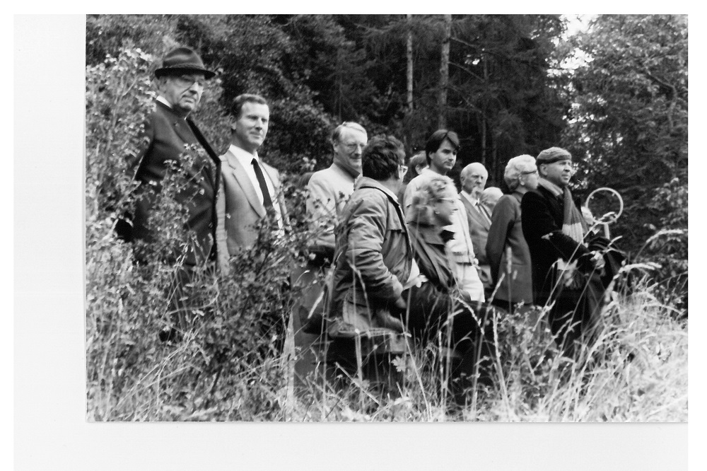 À la découverte des paysages alpins lors de la Conférence annuelle 1988 à Triesenberg (Liechtenstein).