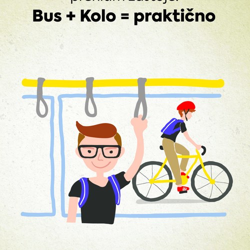 Bus in kolo je prakticno.