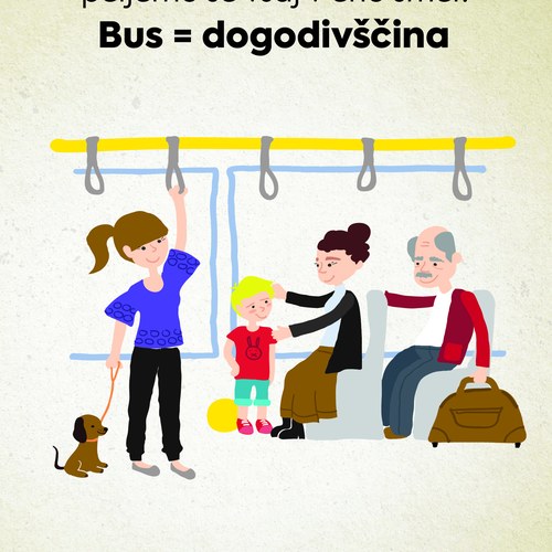 Bus je dogodivscina.