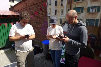 Das Social-Media-Team war im Dauereinsatz für eine möglichst Umfassende Berichterstattung..JPG