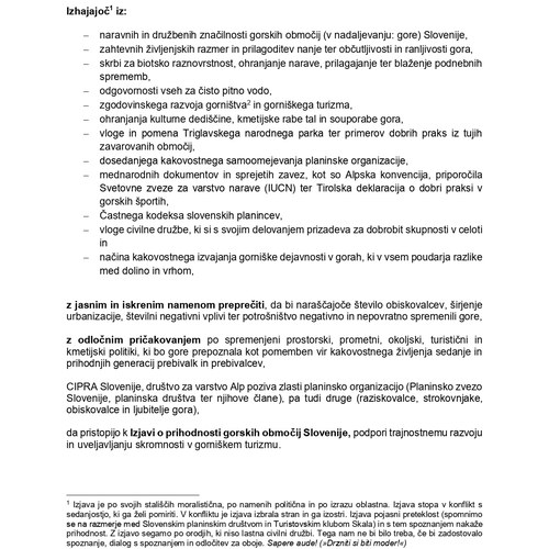 Izjava prihodnost gorskih območij str.1