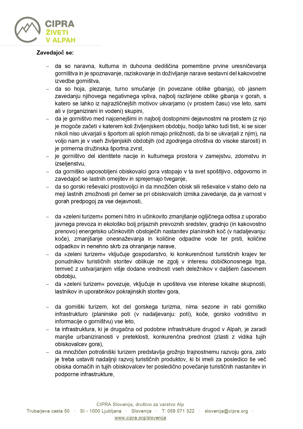 Izjava prihodnost gorskih območij str.2