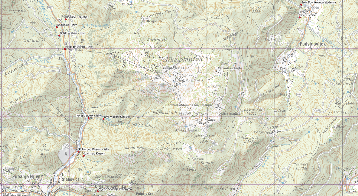Lokacije meritev za leto 2021 - Kamniška Bistrica.png