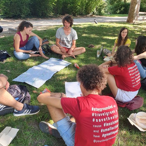 Vorbereitende Gespräche über einen Climathon in Bozen (c) CIPRA