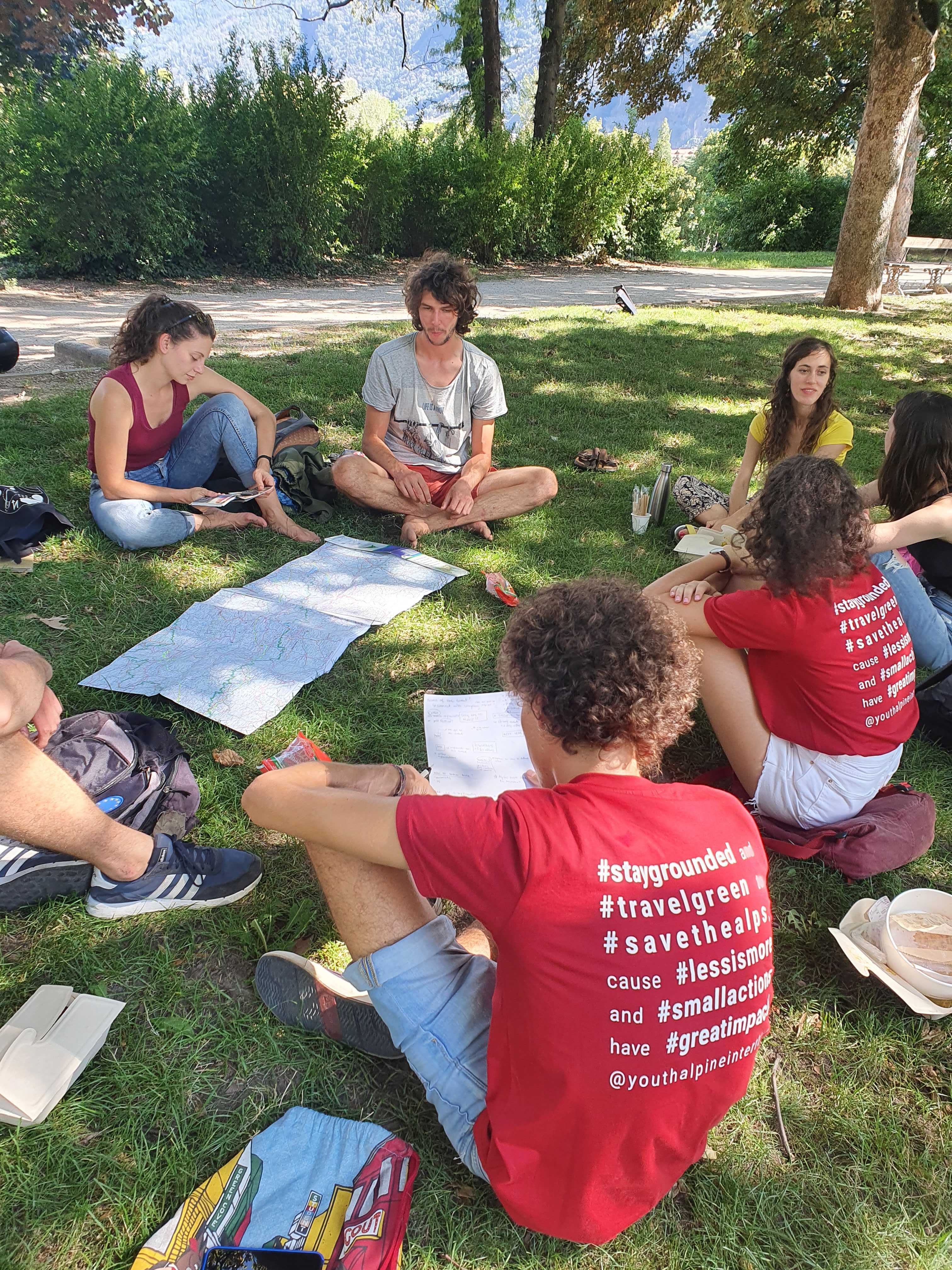 Vorbereitende Gespräche über einen Climathon in Bozen (c) CIPRA