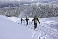 DAV-Skitourengehen auf Piste