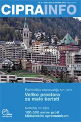 CIPRA Info 87: Počitniška stanovanja kot izziv – Veliko prostora za malo koristi